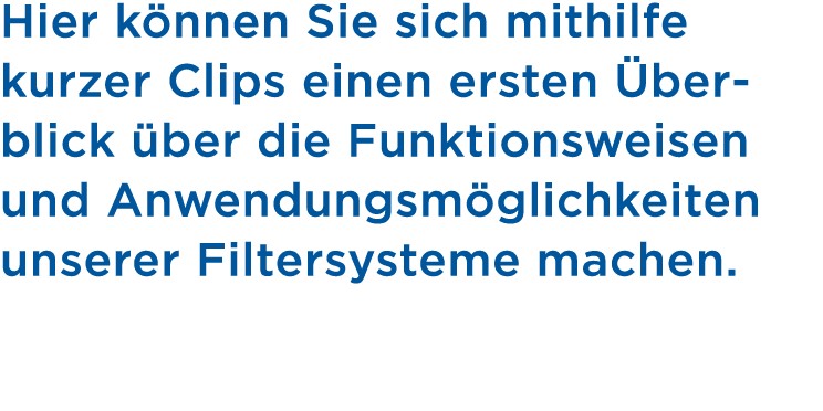 Hier k nnen Sie sich mithilfe kurzer Clips einen ersten berblick  ber die Funktionsweisen und Anwendungsm glichkeite...