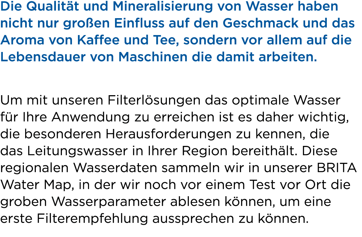 Die Qualit t und Mineralisierung von Wasser haben nicht nur gro en Einfluss auf den Geschmack und das Aroma von Kaffe...