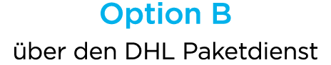 Option B ber den DHL Paketdienst