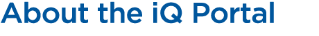 About the iQ Portal
