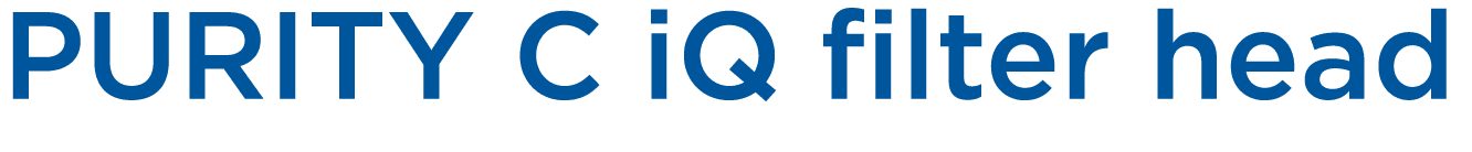 PURITY C iQ filter head 