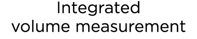 Integrated volume measurement