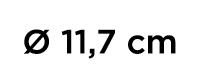  11,7 cm