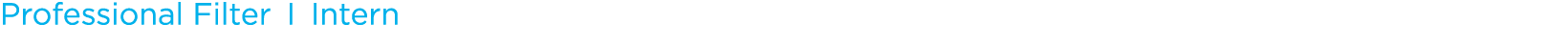 Professional Filter I Intern